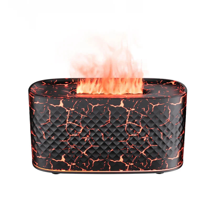 Colorful Simulation Flame Aroma Diffuser Home Hotel Desktop USB Air Humidifier Lootquake LLC