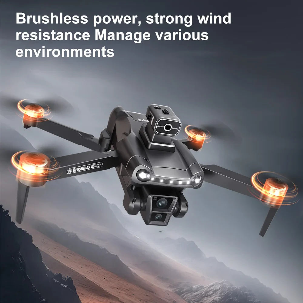 Lenovo V198MAX Drone 8K Profesional FPV Brushless Laser obstacle avoidance Aerial Optical Foldable Quadcopter Mini 4K Dron