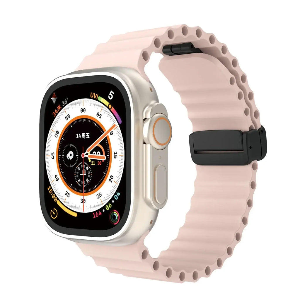 Apple Watch Silicone Strap - Soft Flexible Magnetic Design - SJB-DIAMOND ELITES