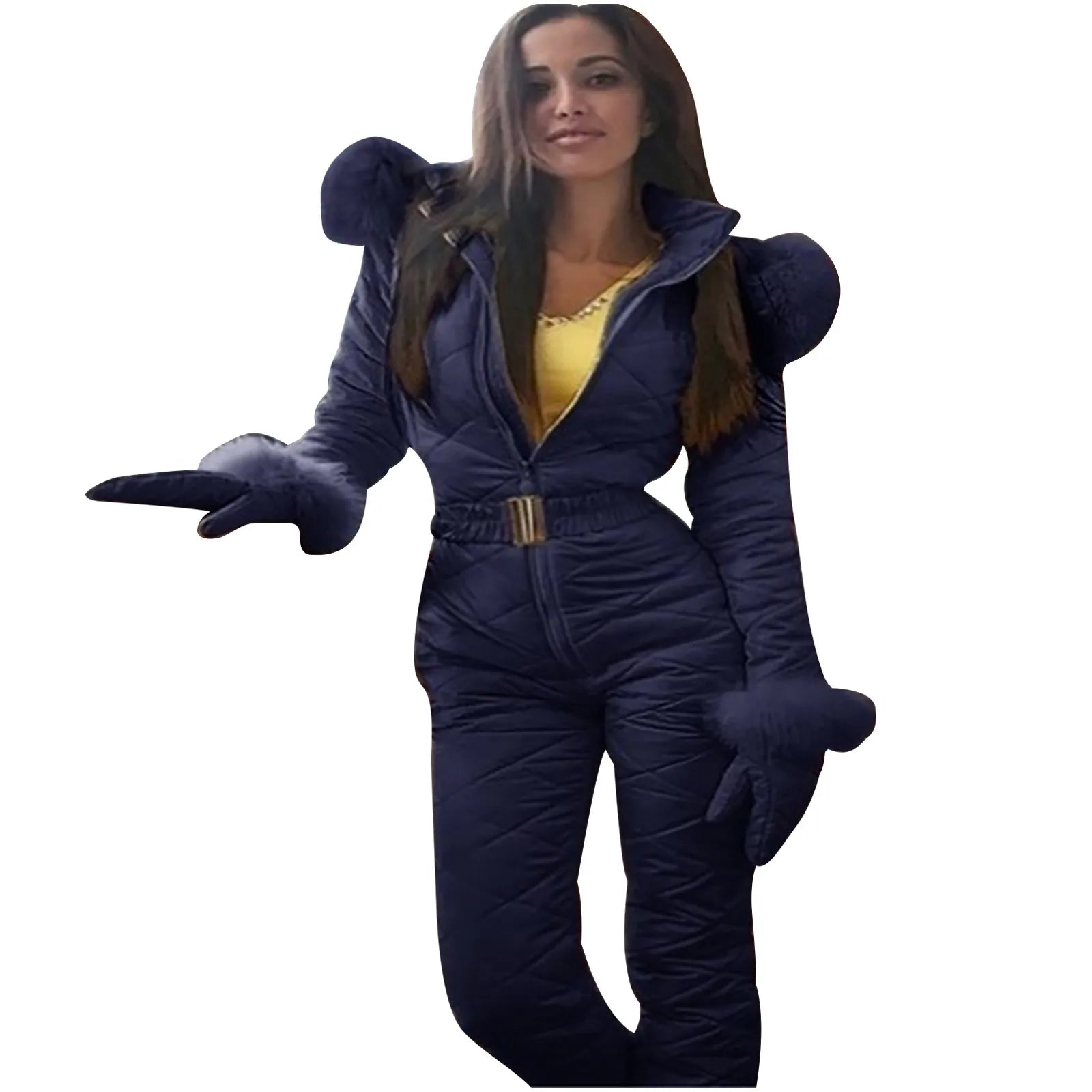 Womens Ski Wear Hoodie Jackets One-Piece - SJB-DIAMOND ELITES