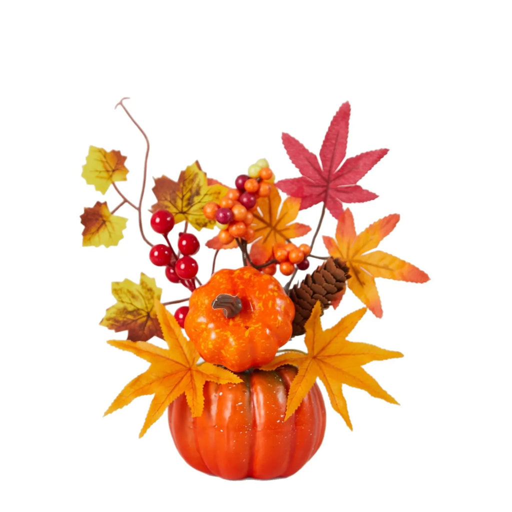 Autumn Theme Party Decor Sunflower Maple Leaf Ornaments Thanksgiving Day Bonsai Harvest Festival DIY Happy Halloween Day 2025 Lootquake LLC