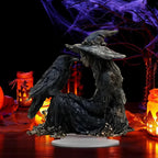 Halloween Desk Decor 2D Acrylic Indoor Tabletop Sign Gothic Witch Crow Ornament for Halloween Dorm Nightstand Studio Shelf Lootquake LLC