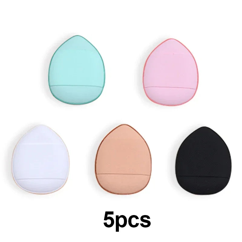 5/10Pcs Mini Finger Puff Foundation Small Air Cushion Powder Sponge Face Concealer BB Cream Cosmetic Applicator Makeup Tools Lootquake LLC