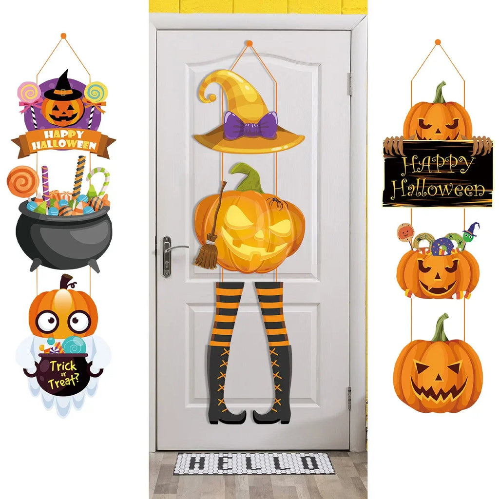 Hanging Scary Pumpkin for Porch Lootquake LLC