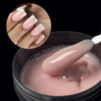Jillnails 100g Glitter Shimmer Milky Hard Gel Builder Nail for Nails ExtensionsRoyal Blue Pink  UV LED Camouflage  Selfleveling Lootquake LLC
