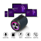 Portable Bluetooth Speaker BT5.0 IPX7 Waterproof Stereo Music Surround Wireless Speaker With LED Light Subwoofer Outdoor Speaker Lootquake LLC
