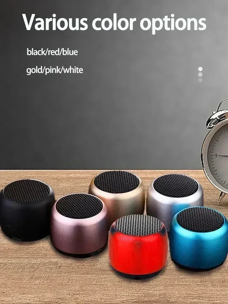 Mini Bluetooth Speaker HD Sound with Bass Smallest Wireless Speaker for Phone PC Tablet with Selfie Button Call Function Cute Lootquake LLC