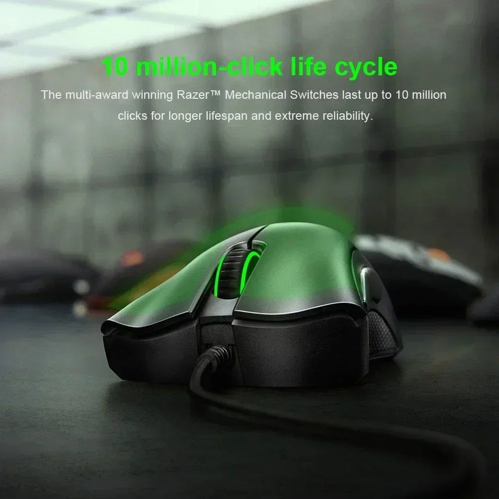 Original Razer Wired Gaming Mouse Optical Sensor 6400 DPI Gaming Mouse For Laptop Optical Mouse Light Speed Mouse Lootquake LLC