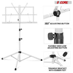 All Metal Portable Sheet Music Holder Stand Adjustable Desktop Book Stands Foldable Bookstand-MUS Musical Instrument Accessories Lootquake LLC
