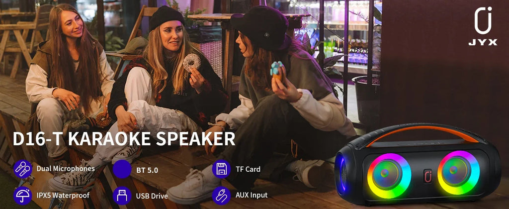 Portable Bluetooth Wireless Speaker, Loud Boombox Speaker with Subwoofer, Powerful Deep Bass Stereo Sound, IP65 Waterproof Lootquake LLC