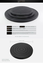 Pottery Turntable Sculpture Turntable Hand-Made Clay Model Bonsai Pottery Base Exhibitor Clay Tool Turntable Lootquake LLC