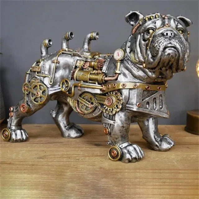 Steampunks Style Animal Sculpture Mechanical Animal Ornament Decoration Heavy Industry Decoration Resin Mechanical Decoration Lootquake LLC
