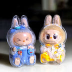 LABUBU Have A Seat Transparent Case Labubu Plastic Case Backpack Charms Lootquake LLC