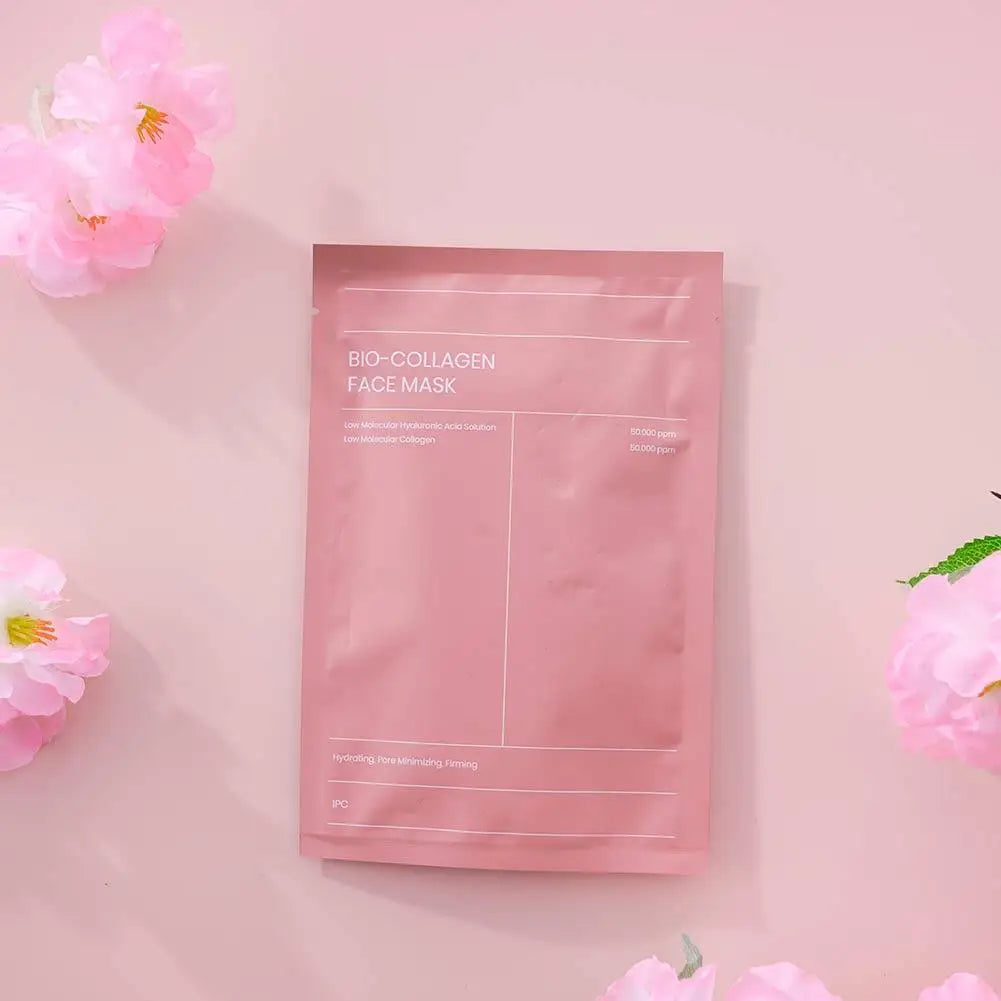5Pcs Collagen Face Mask Anti-Wrinkle & Hydrating Sheet Mask With Hyaluronic Acid, Moisturizing & Firming Facial Skin Care Lootquake LLC