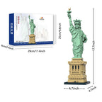 Statue of Liberty Building Block Model: Exquisitely Detailed Replica, Engaging DIY Assembly, Perfect Gift & Decor Lootquake LLC