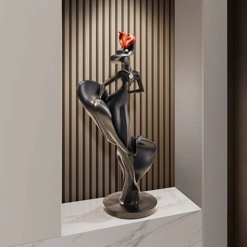 Abstract Character Art Living Room Ornaments Modern Simple Sculpture Decoration Crafts Creative Entrance Hall Home Decoration