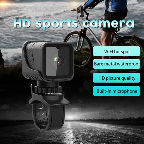 1080P HD Portable Sports Mini Camera with Hotspot WiFi Waterproof Camera, Motorcycle and Bike Driving Recorder Lootquake LLC