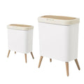 Kitchen Bathroom Living Room Office Bedroom Household Trash Can Small Medium Large Size Waste Bin with Lid Lootquake LLC