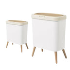 Kitchen Bathroom Living Room Office Bedroom Household Trash Can Small Medium Large Size Waste Bin with Lid Lootquake LLC