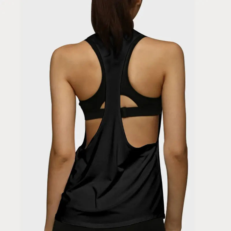 Women's Quick Dry T-Shaped Sports Vest THRIXINE