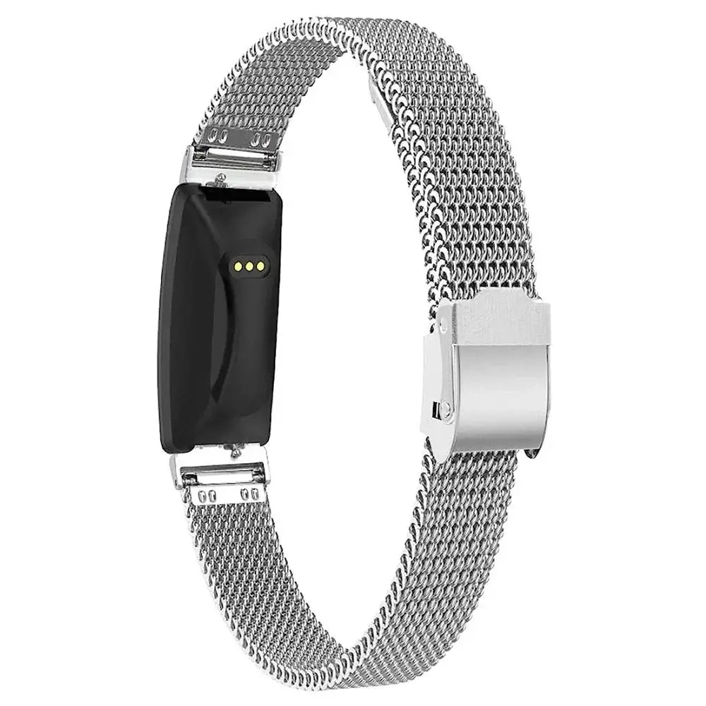 Fitbit Inspire 3, 2, 1, HR Stainless Steel Band - SJB-DIAMOND ELITES