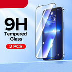 2PCS 9H Tempered Glass For iPhone 13 Pro Max 12 11 X XR XS 7 8 8P Max Full Cover Ultra-HD Screen Protector for iPhone 13 Tempered Glass Film with Auto Alignment Tool Easy Installation 99% HD Clear 9H Hardness Bubble Free Screen Protector For iPhone Stevvex