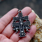 Beier 2022 New Creative Design Jesus Cross Pendant For Men Punk Hip Hop Skull Christian Jewelry Wholesale