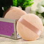 5pcs Round Facial Powder Foundation Puff ,Portable Soft Cosmetic Puff For Makeup Application, Beauty Tool Essential Make Up Lootquake LLC