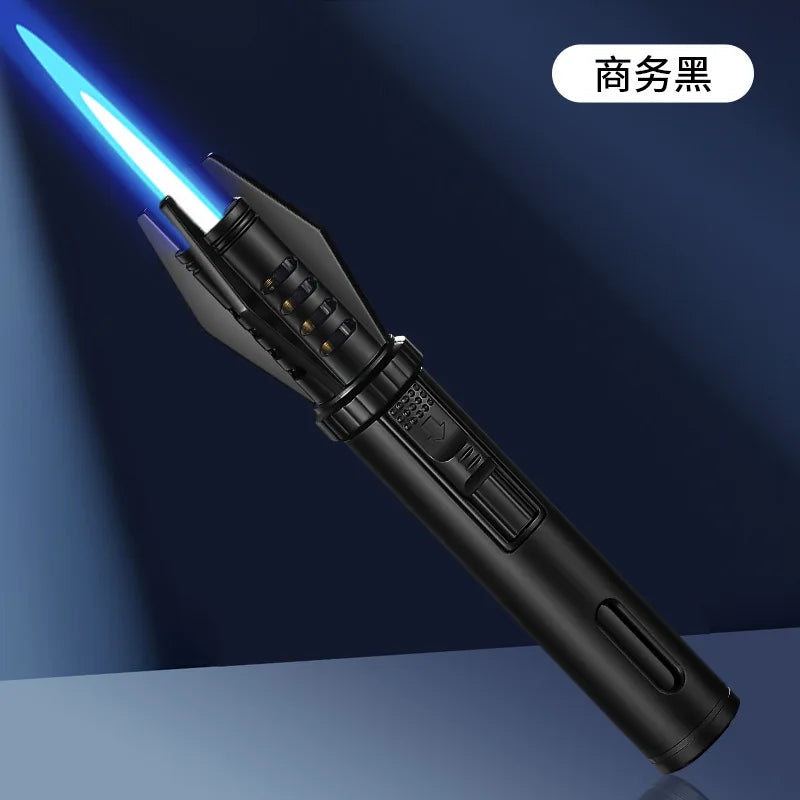 BlazeMaster: Windproof Metal Torch for BBQ & More THRIXINE