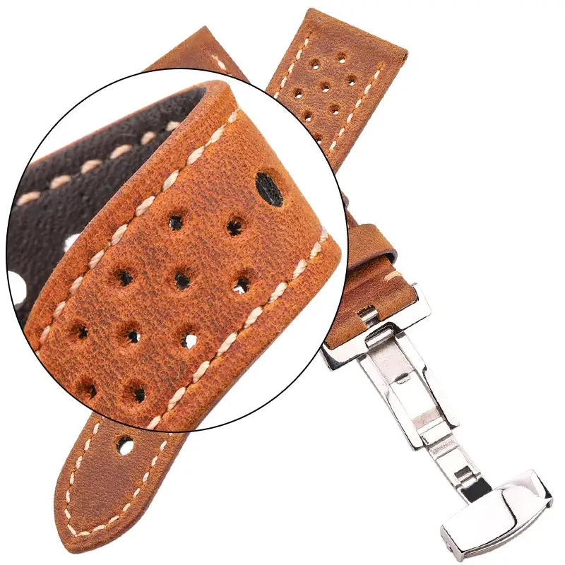 Samsung Galaxy Watch Leather Band Breathable Stylish Design - SJB-DIAMOND ELITES