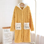 Autumn Winter Sleepwear For Sleeping Warm Hooded Robe Women Pajamas Bathrobe Woman Clothing Pijama Mujer Flannel Pyjama New Hot Lootquake LLC