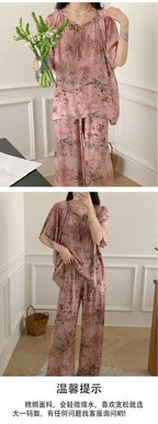 Sleepwear Women's Clothing Summer Blouse Cotton Silk New Thin Home Loose Casual Comfortable Premium Soft Simple  National Style Lootquake LLC