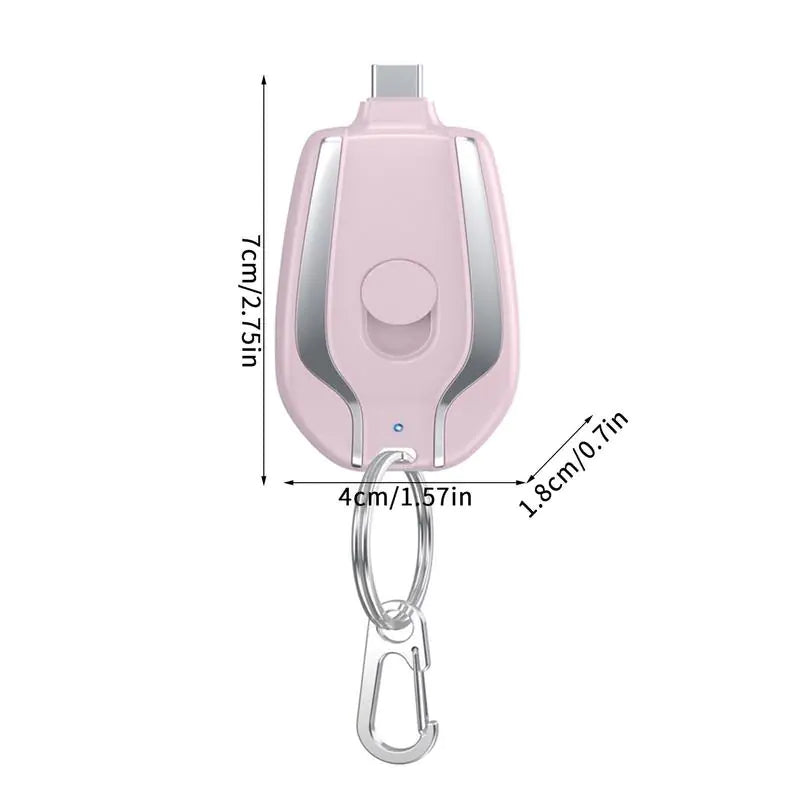1500mAh Portable Charger Keychain Pi-Mart