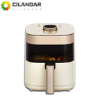 2025 New Xianke Air fryer 5L large capacity household barbecue multifunctional rotary electric fryer electric oven Pi-Mart
