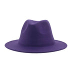 Modern Hats For Women Fedoras Winter Women Hats Simple Classic Hat Wedding Lady Retro Wide Brim Floppy Hat Men Fedora Hat Fashionable Classic Wide Brim Hat For Summer Dress Hats Stevvex