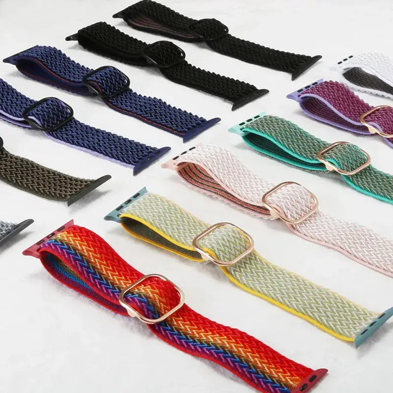 Apple Watch Nylon Band - Stylish, Durable, Elastic Design - SJB-DIAMOND ELITES