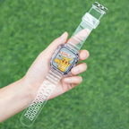 Apple Watch Clear Silicone Band - Durable Comfortable Strap - SJB-DIAMOND ELITES
