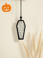 Halloween Wooden Coffin Hanging Decoration, Cute Ghost Decor Pendant, Car Rearview Mirror Ornament, Ideal Gift for Home & Party Lootquake LLC
