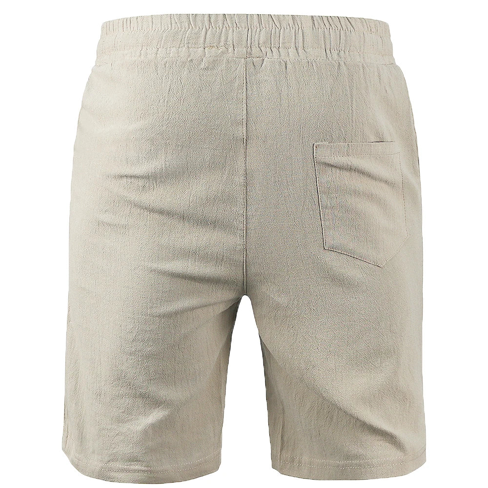 BreezeFit Men's Linen Shorts: Cool, Stylish, Versatile THRIXINE