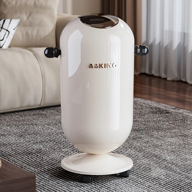 Premium Touch-Free Trash Can Large Capacity Stainless Steel Waste Bin for Living Room Kitchen Bathroom Floating Lid Tall Design Lootquake LLC