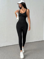 Black Backless Sling Jumpsuits Women Fashion Jumpsuits - SJB-DIAMOND ELITES