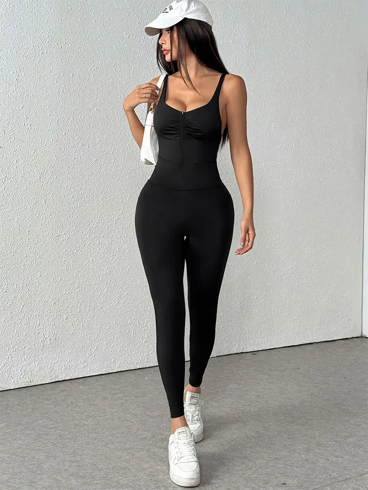 Black Backless Sling Jumpsuits Women Fashion Jumpsuits - SJB-DIAMOND ELITES