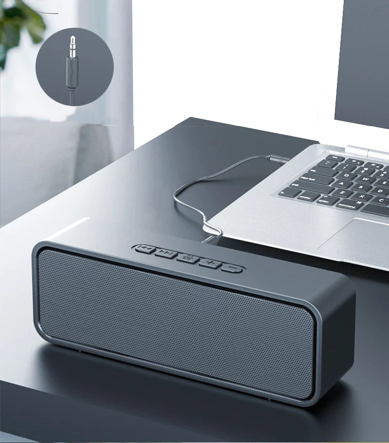 S11 Bluetooth Small Speaker Music Player Stereo USB TF Card Home Outdoor Sports Portable Mobile Phone Car Subwoofer Big Battery Lootquake LLC