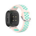 Fitbit Versa & Sense Silicone Band - Breathable Stylish Straps - SJB-DIAMOND ELITES