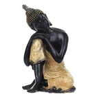 Thai Buddha Figurine Sculpture Sitting Buddha Statue Home Office Decor Indoor Statue Ornament 15cm Feng Shui Ornaments Crafts Lootquake LLC