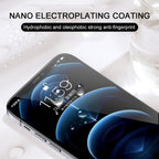 4PCS Full Cover Protective Glass For iPhone 11 12 13 14 Pro Max Screen Protector On iPhone X XR Xs Max 6S 7 8 Plus 13 Mini Glass Edge to Edge Coverage Ultra Clear Anti-Dust 9H Hardness Screen Protector Stevvex