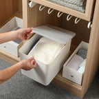 2PCS Home Storage Rack Track Closet Slide Home Kitchen Bedroom Storage Accessories Pullout Track Drawer Basket Pull Rail Slides Lootquake LLC