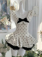 Black French Vintage Elegant Design Woman Dress Gothic Off Shoulder Retro Mini Dress Female Fairy Birthday Party Chic Outfits