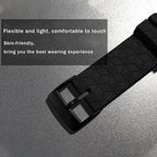 Polar Silicone Sport Watch Band Black Unisex Waterproof Rubber Strap