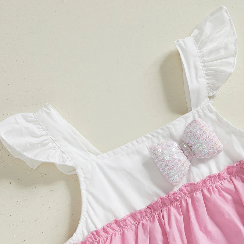 Baby Girl 2-Piece Summer Set Sleeveless Floral Print Dress Matching Sun Hat Toddler Outfit Beach Clothes Lootquake LLC